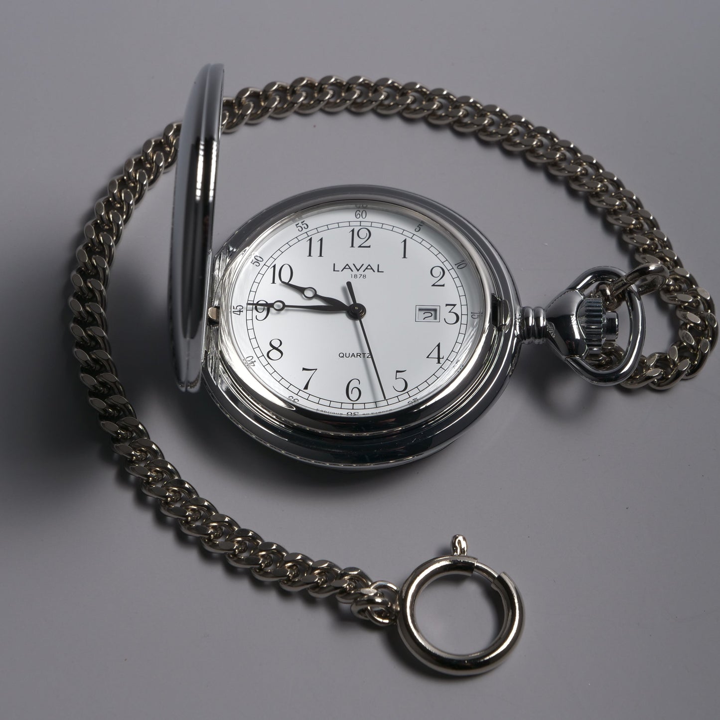 Montre à Gousset Laval - Argent