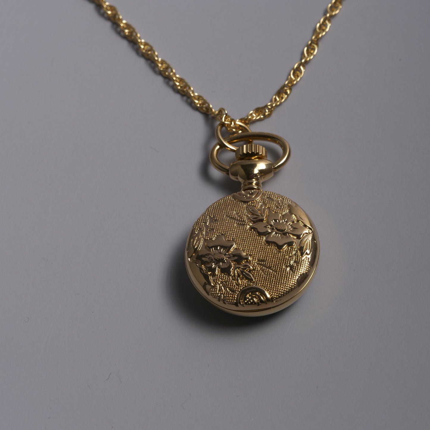 Montre à Gousset Pendentif Laval - Motif Fleur