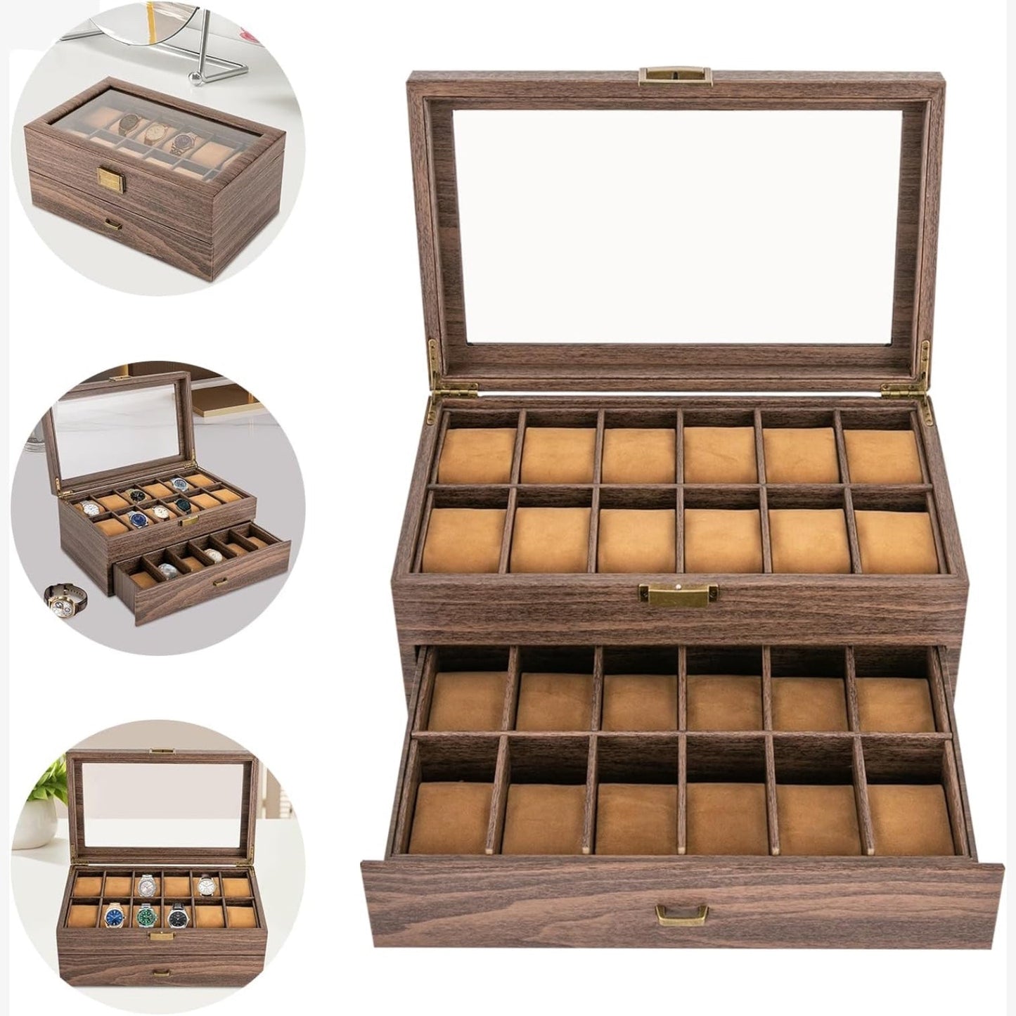 BOITE À MONTRES - BOIS 24