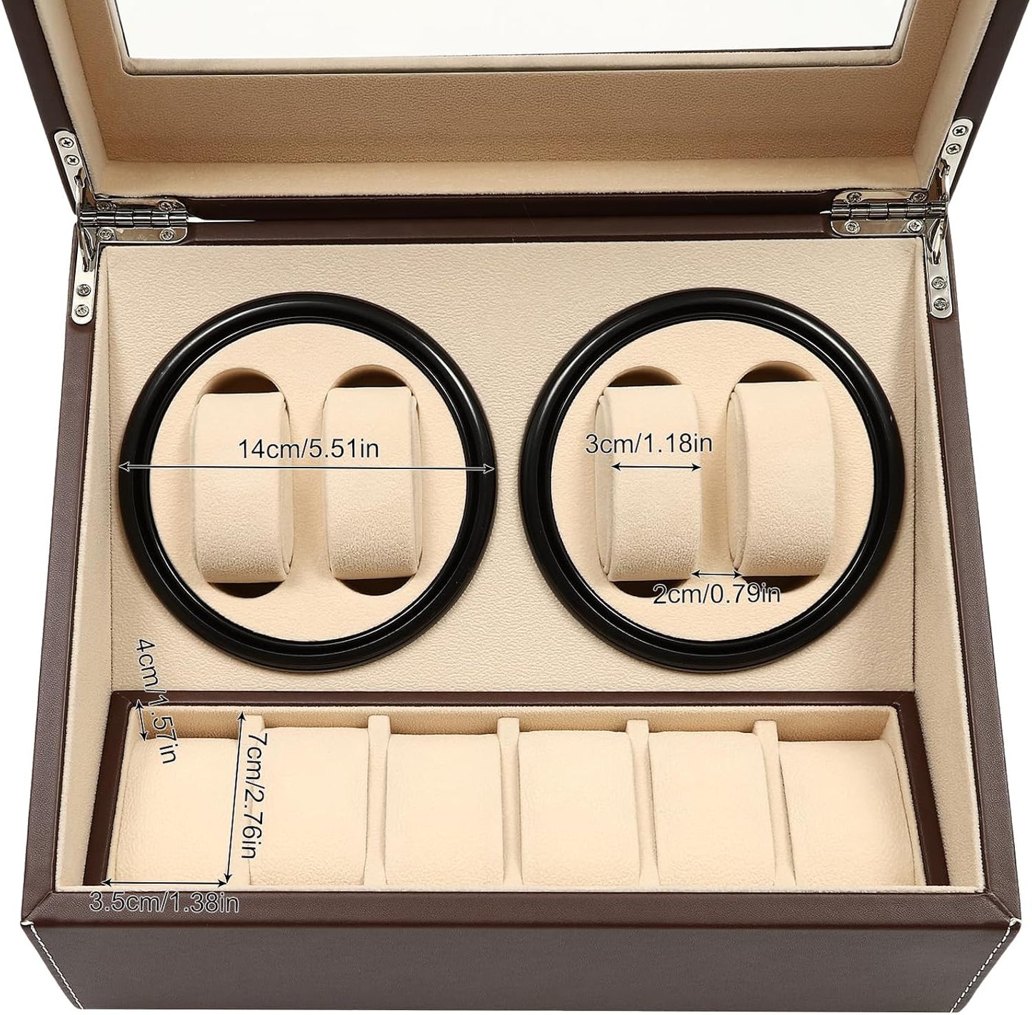 REMONTOIR 4 MONTRES - CUIR