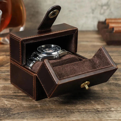 BOITE À MONTRES - CUIR "LE COFFRE"
