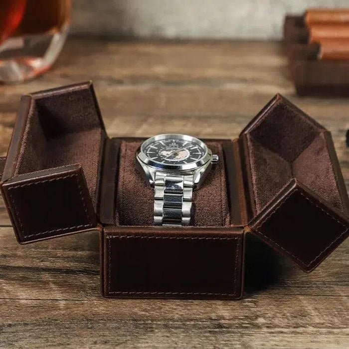 BOITE À MONTRES - CUIR "LE COFFRE"