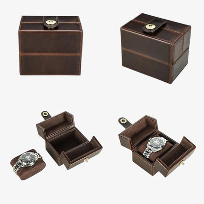 BOITE À MONTRES - CUIR "LE COFFRE"