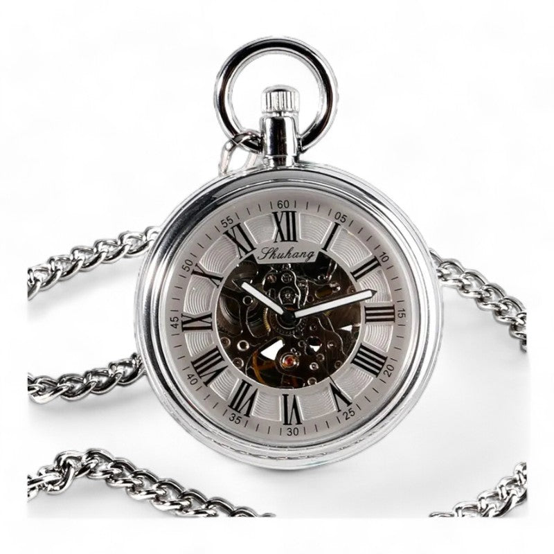 Montre à Gousset Acier Roman