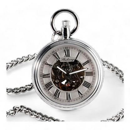 Montre à Gousset Acier Roman