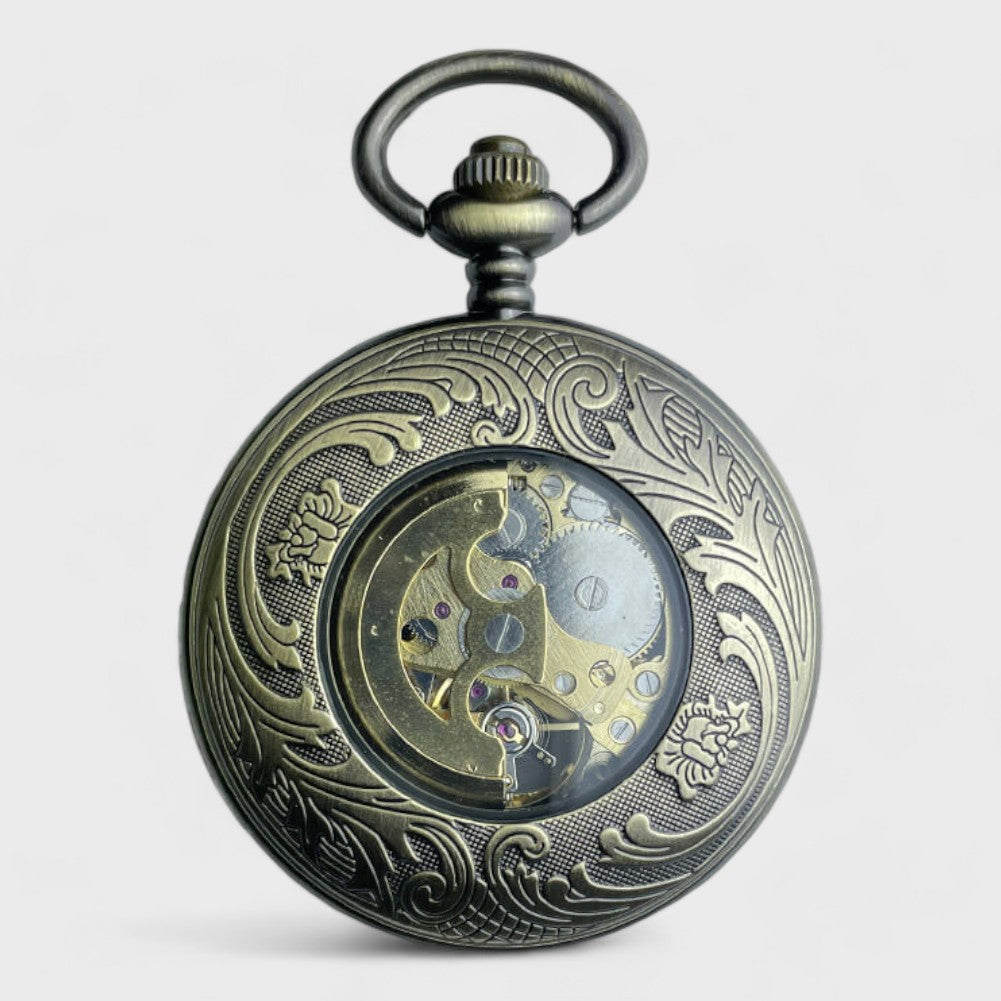 Montre Gousset Ancienne Squelette Mécanique