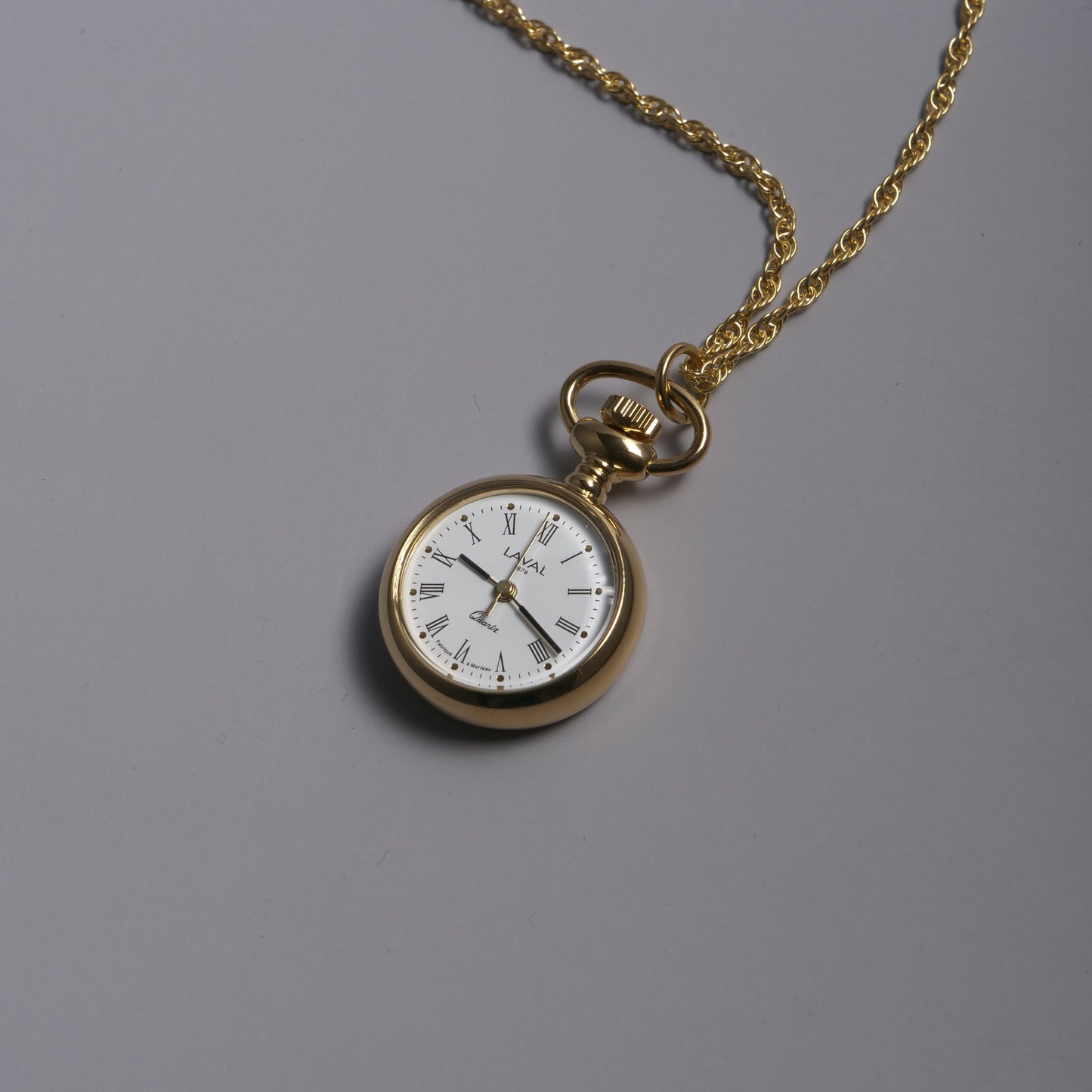 Montre à Gousset Pendentif Laval - Motif Fleur