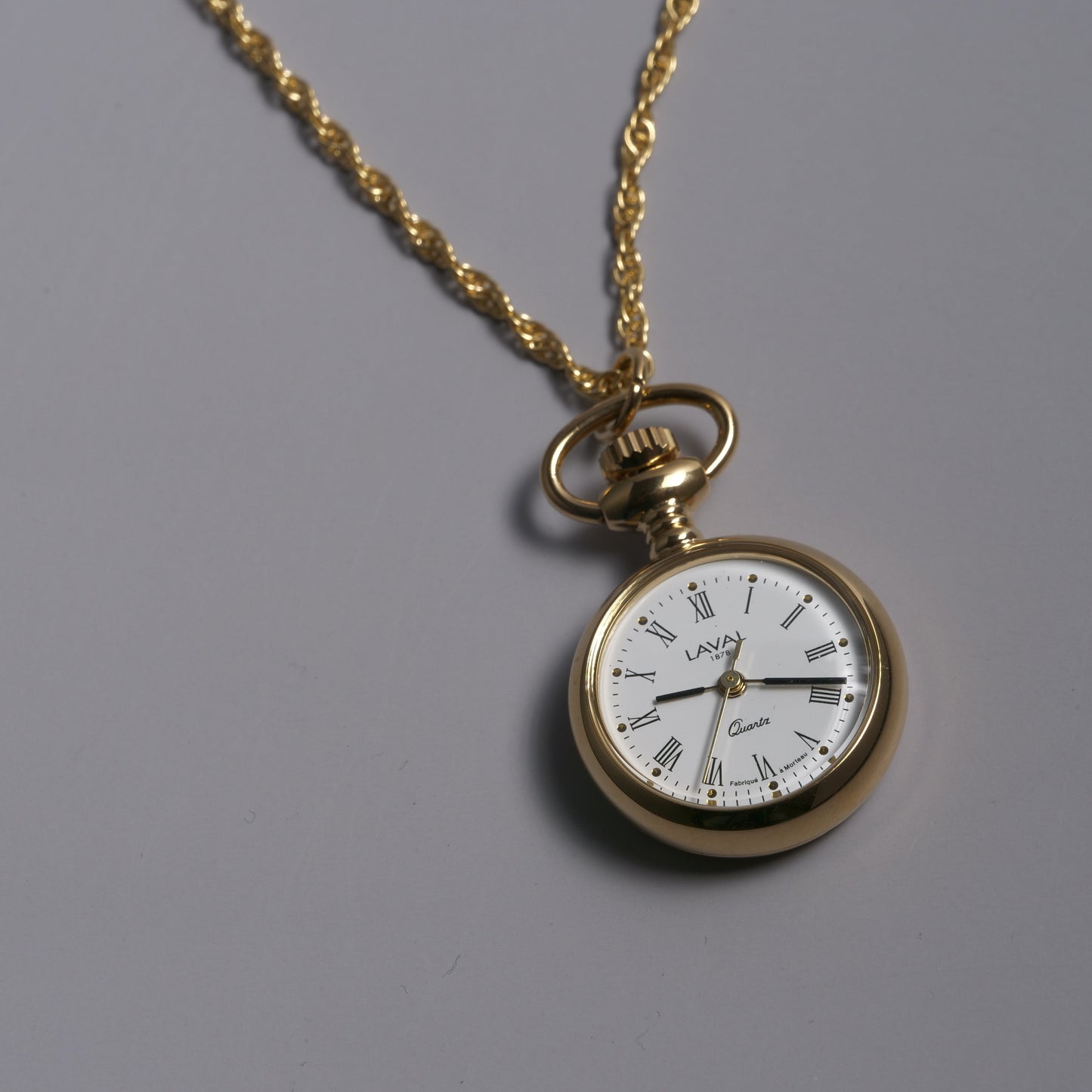 Montre à Gousset Pendentif Laval - Motif Fleur