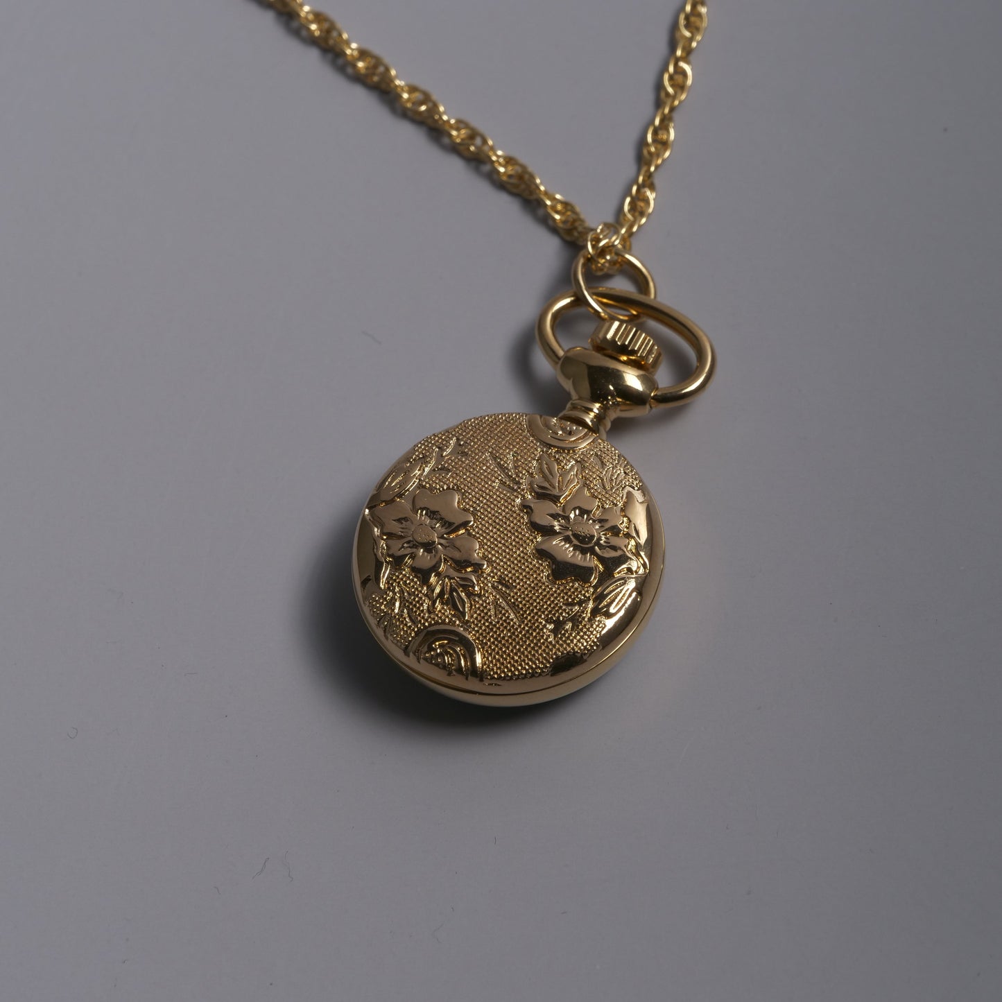 Montre à Gousset Pendentif Laval - Motif Fleur