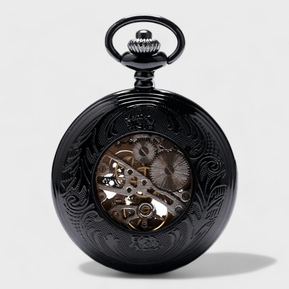 Montre À Gousset Mécanique Bleu Nuit